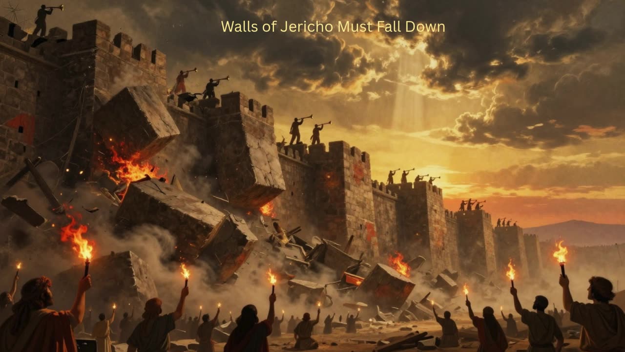 Video thumbnail for The Walls of Jericho Must Fall Down
